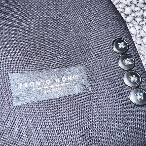 NEW - Pronto Uomo Men’s suit jacket - black - size 40R - Picture 4 of 7